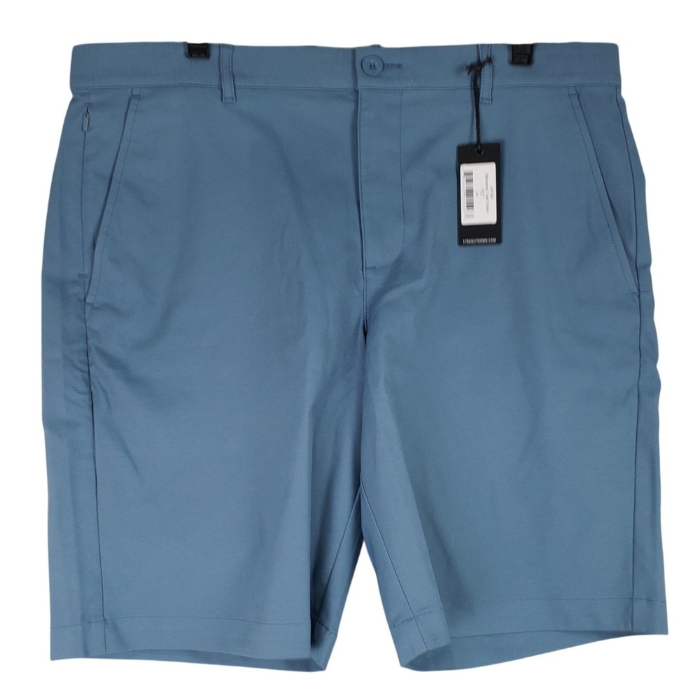 Straight Down Maverick Twill Shorts Mens 34 Blue Golf Performance‎ Activewear